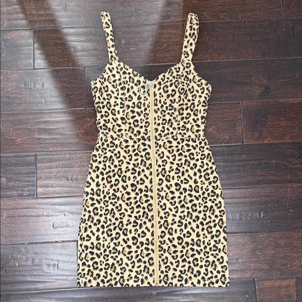 Leopard Print Mini Dress